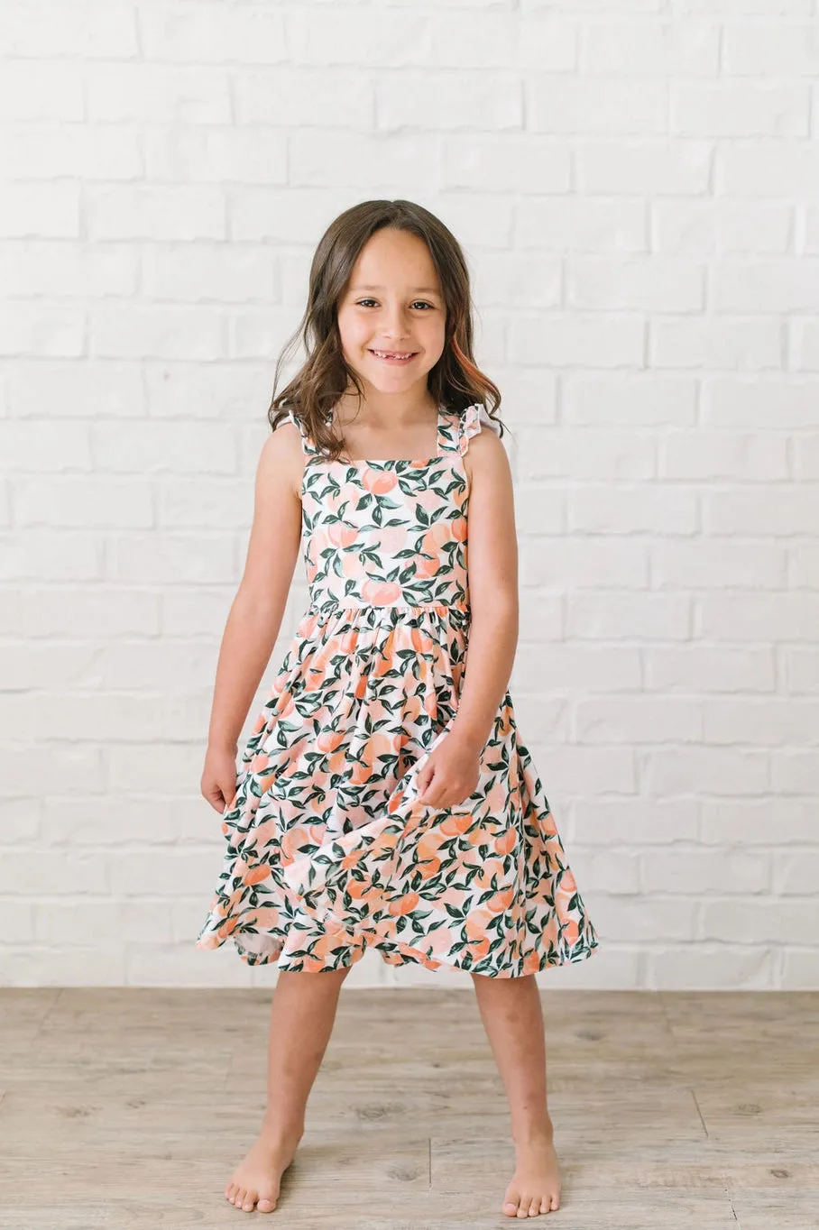 Rosita Dress in Peachy Paradise